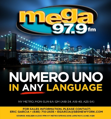 Mega 97.9 : ‘La gran favorita en New York’