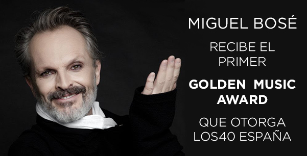Miguel Bosé: ‘Golden Music Award’