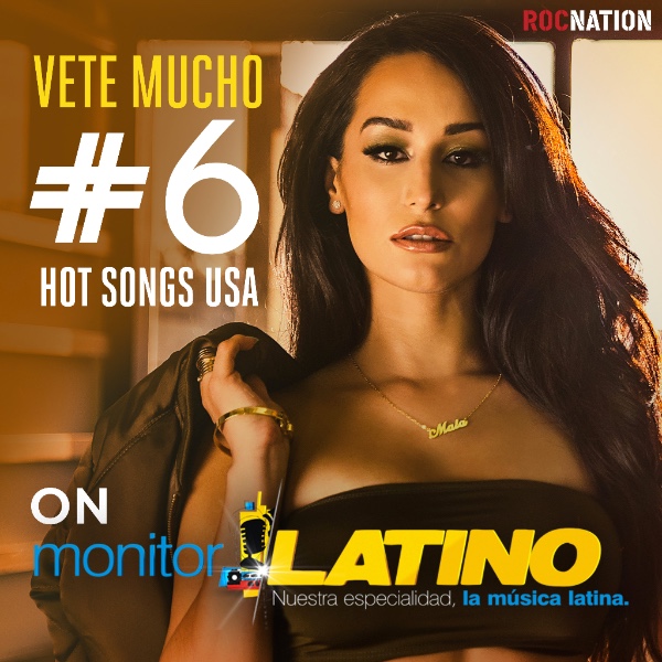 Victoria “La Mala” en # 6 Hot Songs de Monitor Latino