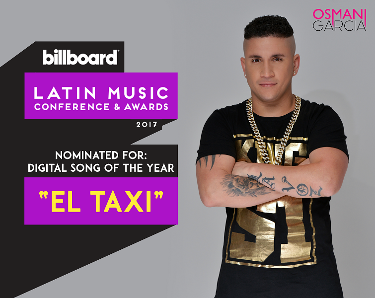 Osmani García nominado a los Premios Billboard de la Música Latina 2017