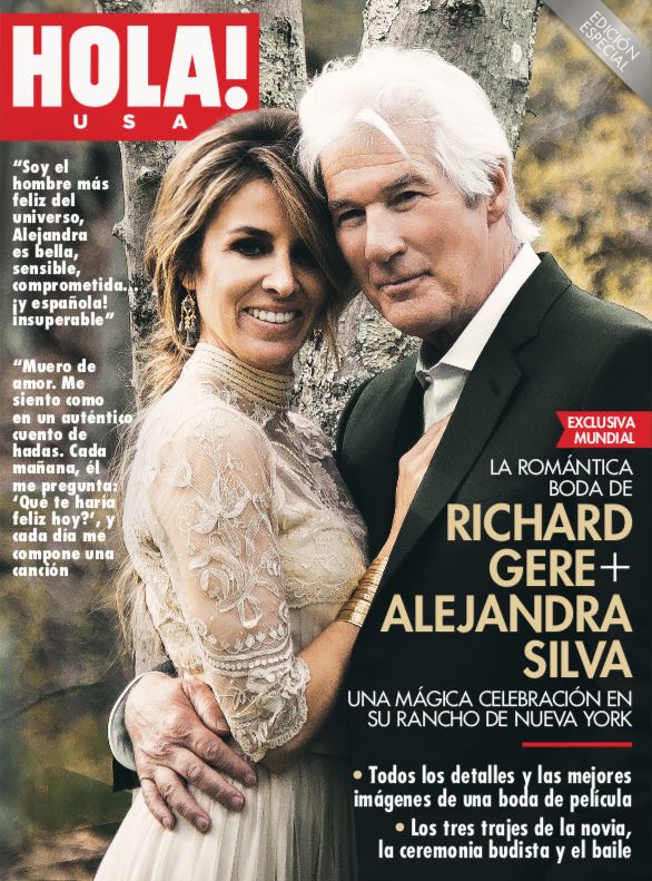 Exclusiva mundial en HOLA! USA: La romántica boda  de Richard Gere y Alejandra Silva