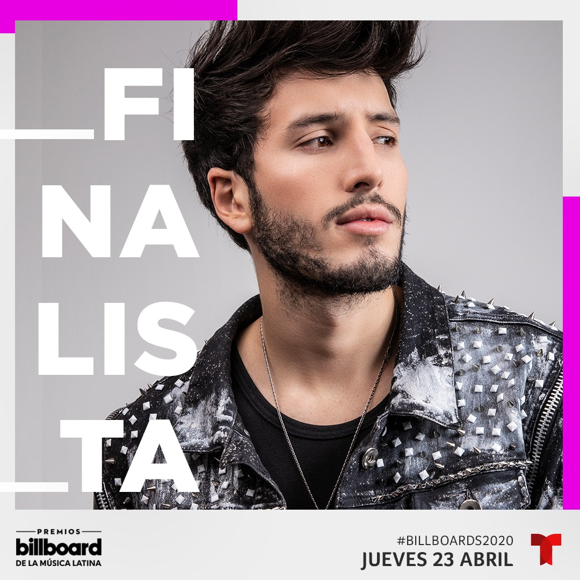 SEBASTIÁN YATRA finalista Premios Billboard de la Música Latina 2020