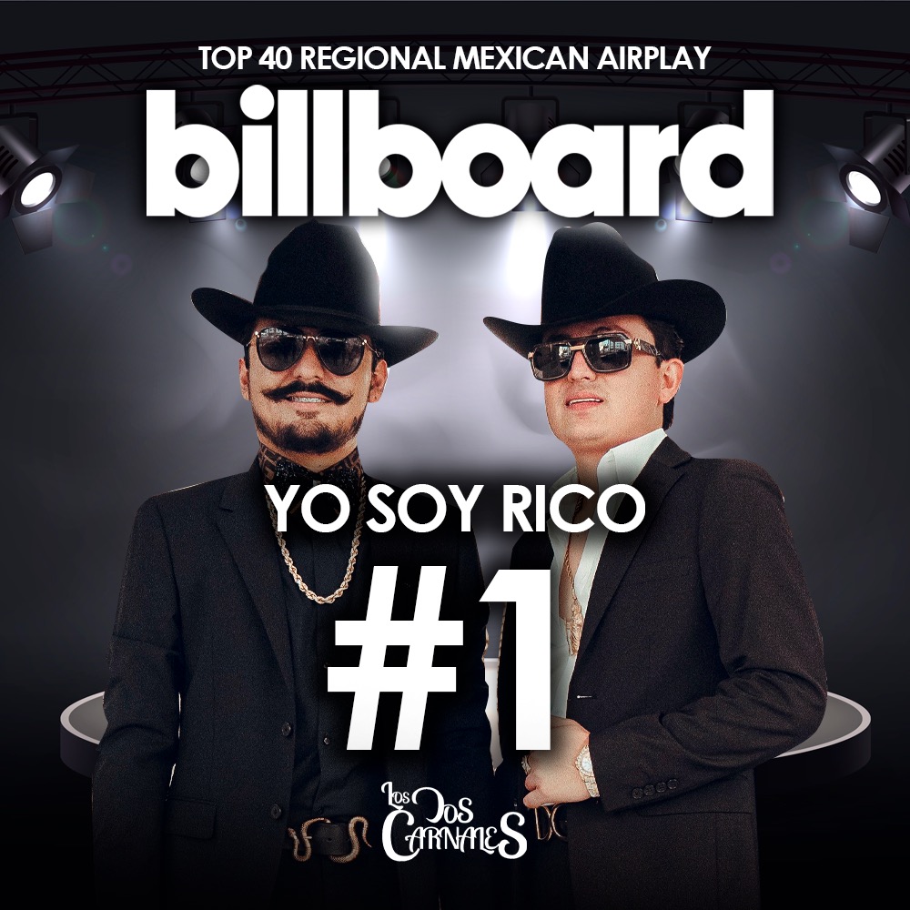 LOS DOS CARNALES logran ser #1 en lista Billboard