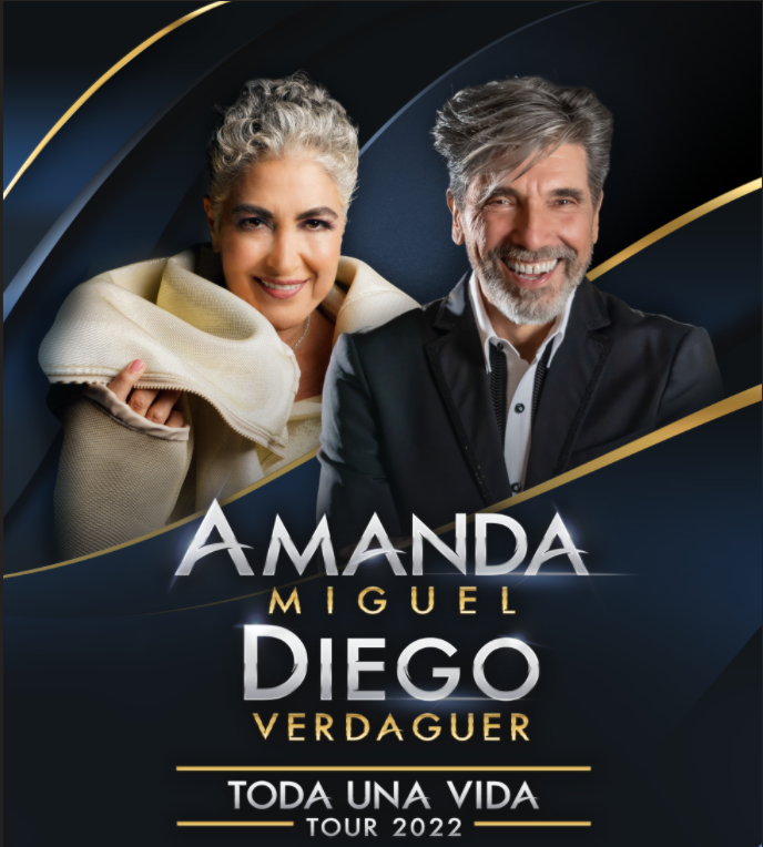 AMANDA MIGUEL y DIEGO VERDAGUER anuncian gira “Toda Una Vida”