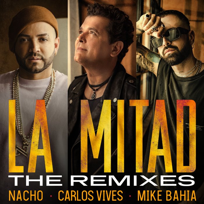 NACHO junto a Carlos Vives y Mike Bahía lanzan tema “La Mitad”
