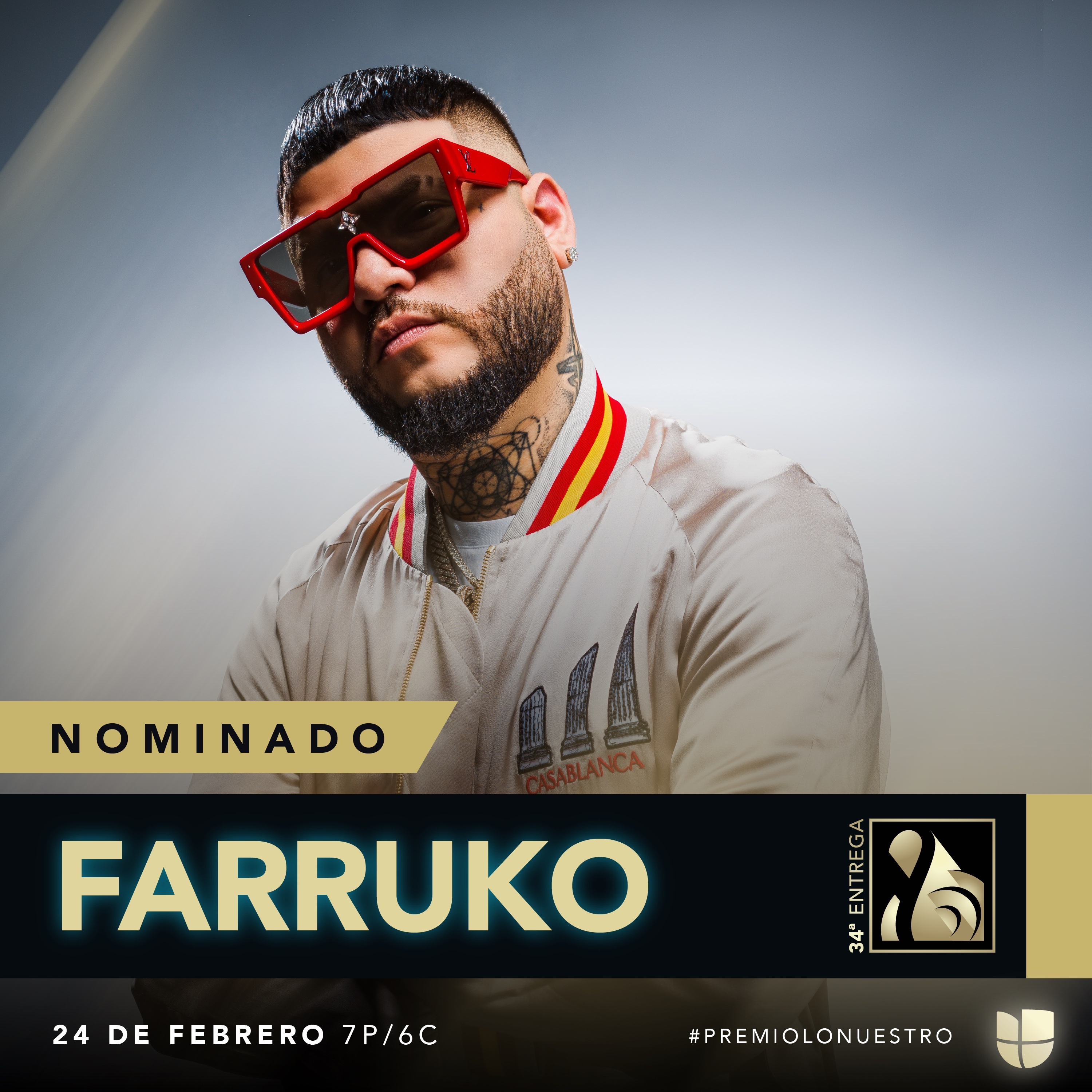 FARRUKO recibe nominaciones a Premio Lo Nuestro 2022