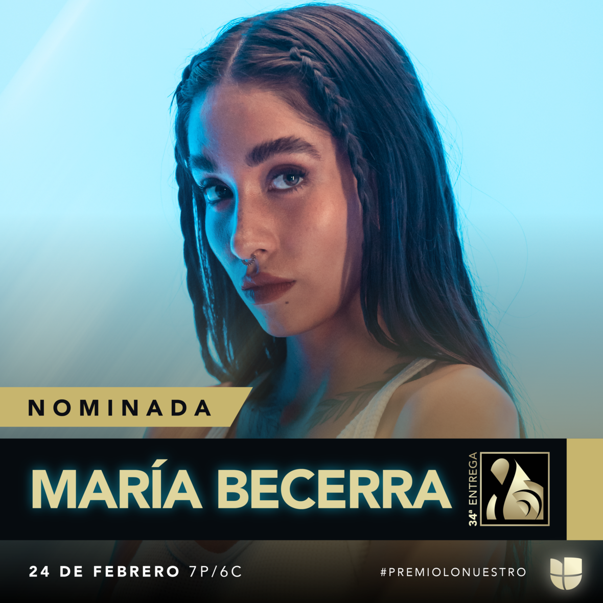 MARÍA BECERRA celebra nominaciones a Premio Lo Nuestro 2022