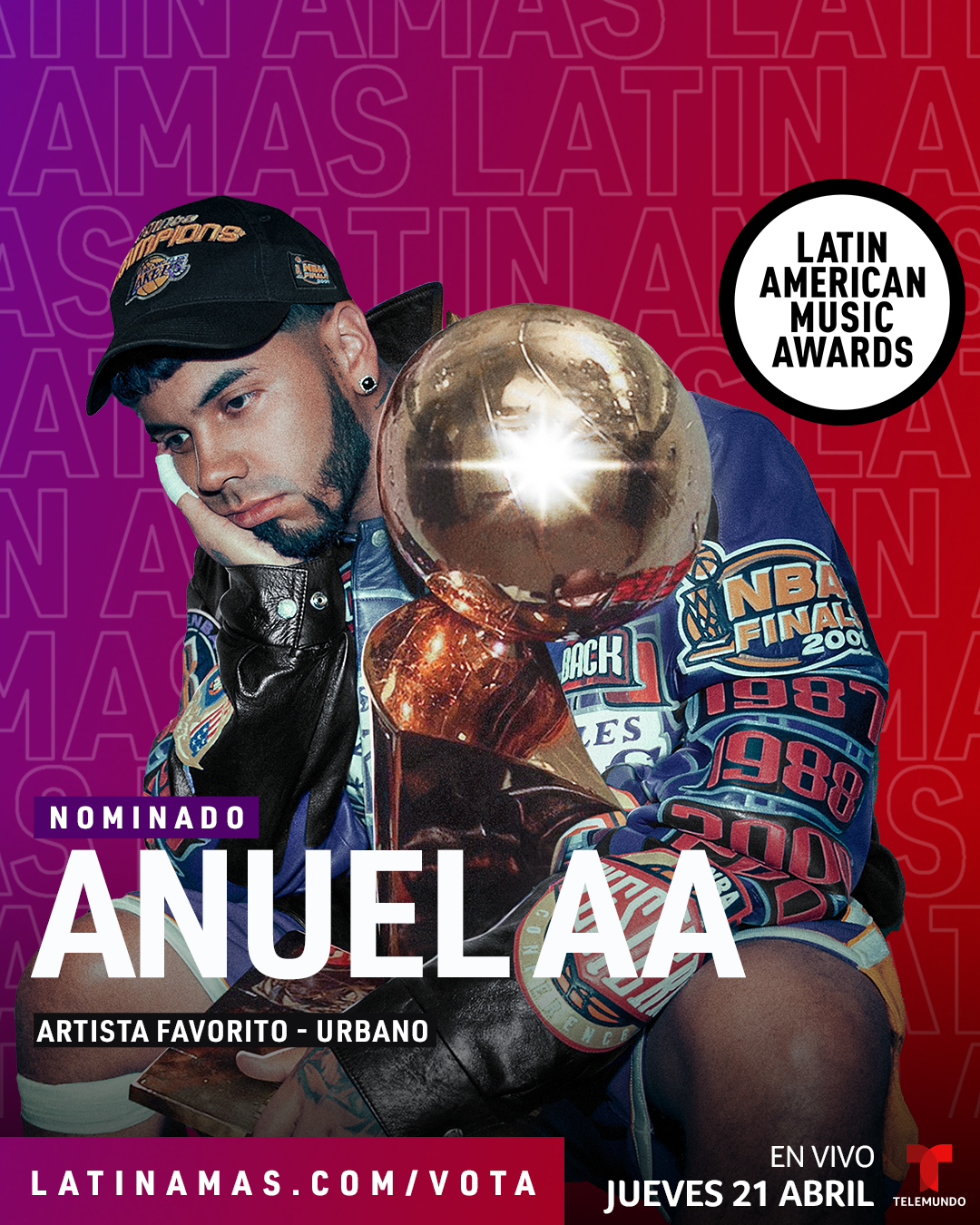 ANUEL AA nominado a los Latin American Music Awards