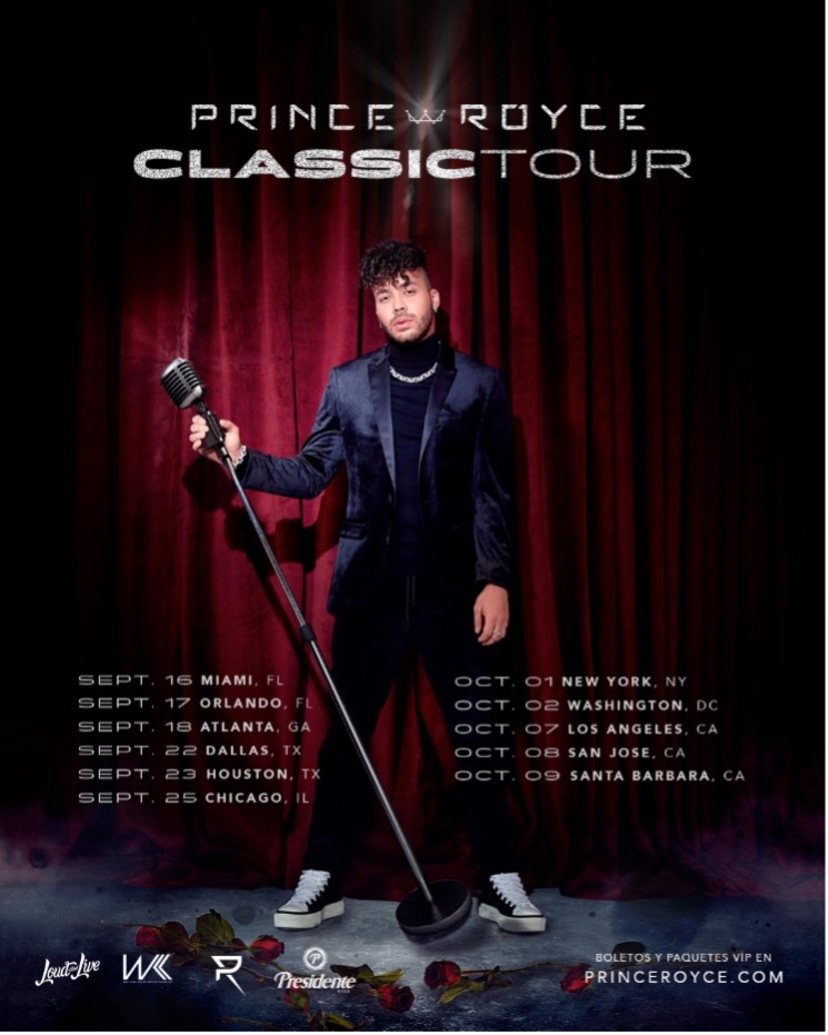 PRINCE ROYCE anuncia regreso a los escenarios “Classic Tour”