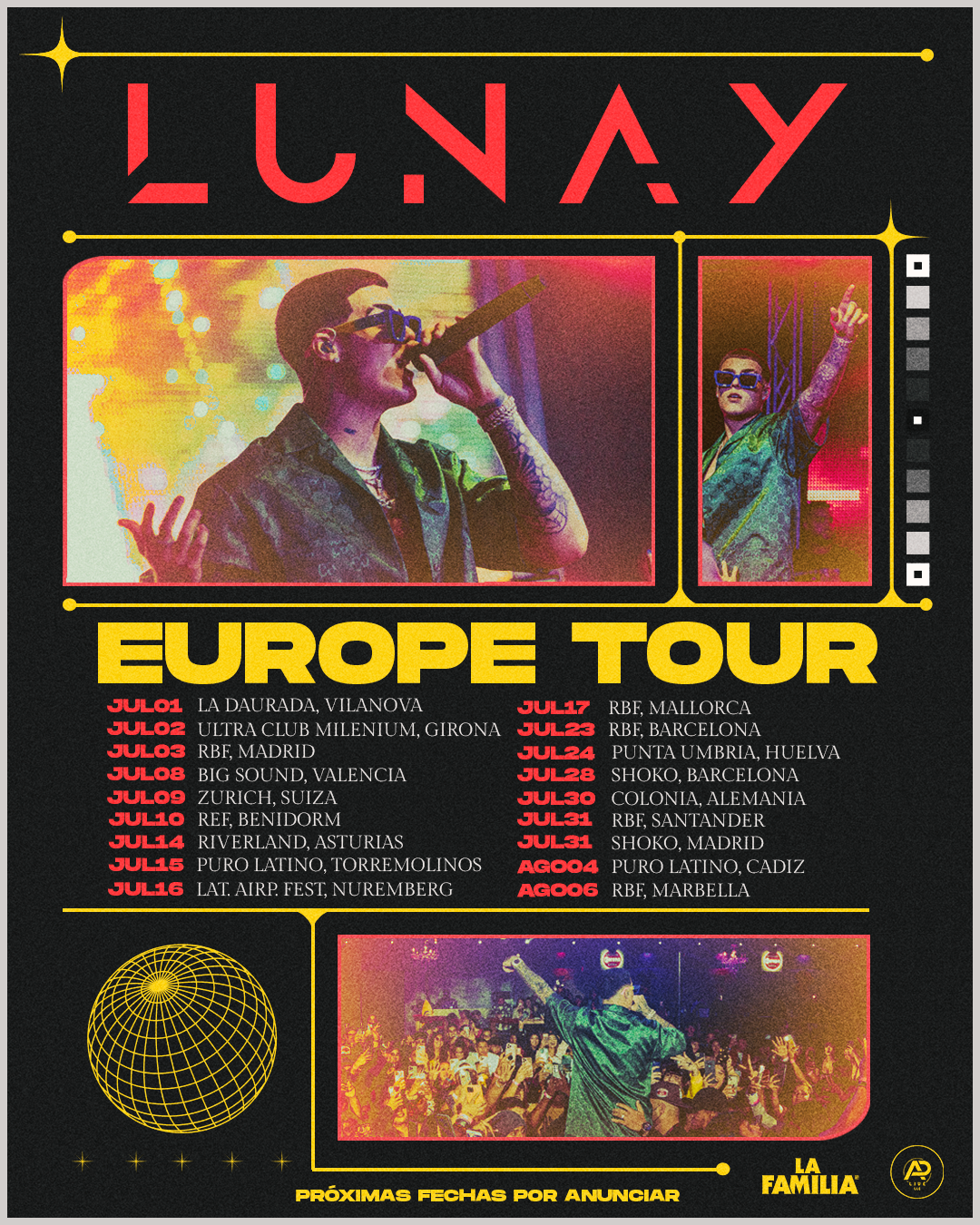 LUNAY listo para iniciar su gira en Europa