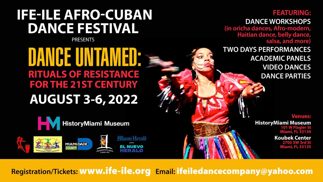 La Danza Afro-Cubana vuelve a Miami junto a IFE-ILE Afro-Cuban Dance Festival
