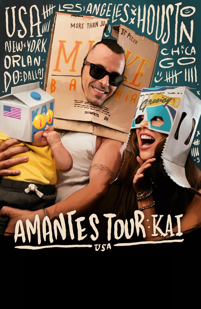MIKE BAHÍA y GREEICY anuncian su gira “Amantes Tour”
