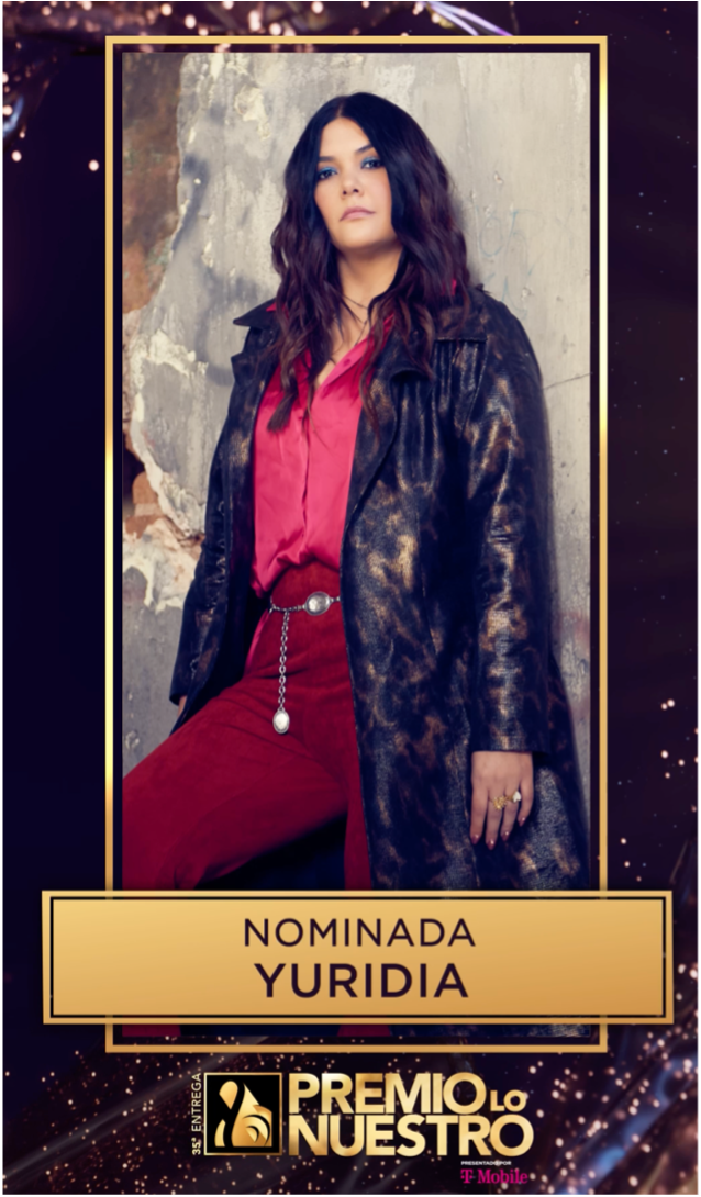YURIDIA recibe doble nominación a Premios Lo Nuestro 2023