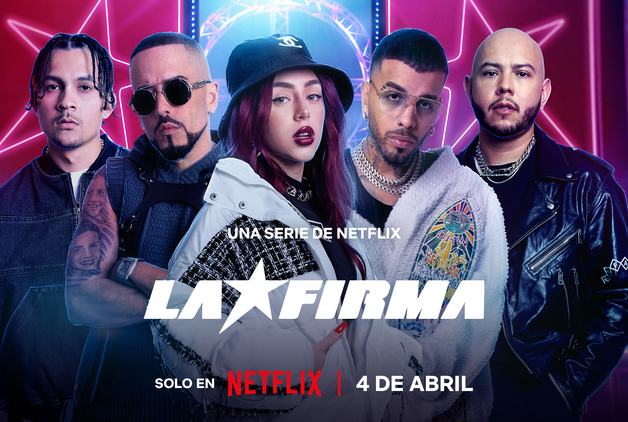 RAUW ALEJANDRO, TAINY, YANDEL,  NICKI NICOLE y  LEX BORRERO se unen en competencia “La Firma” por Netflix