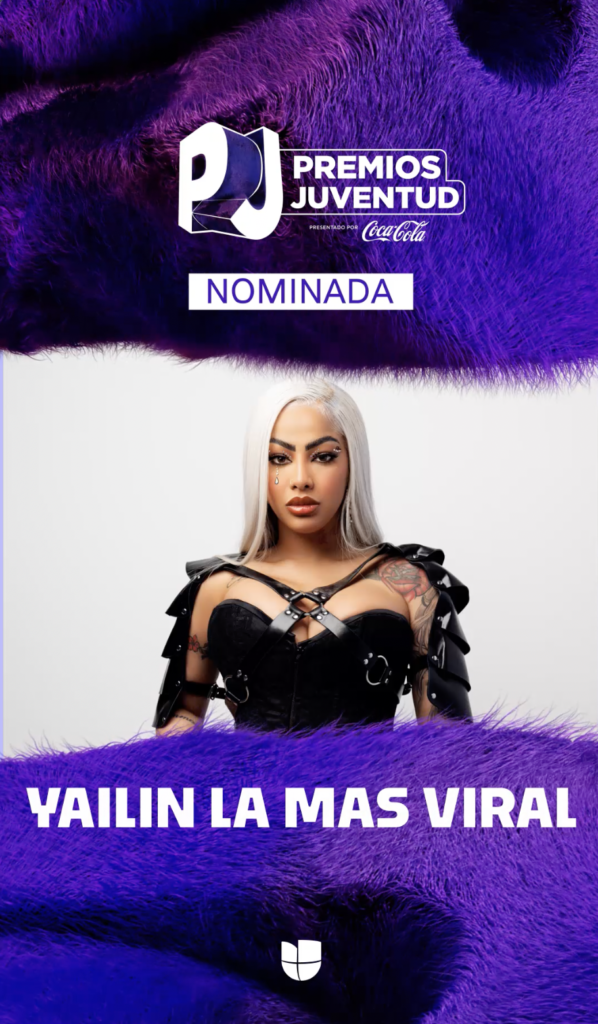 YAILIN LA MÁS VIRAL celebra nominación a Premios Juventud 2023 Wow La