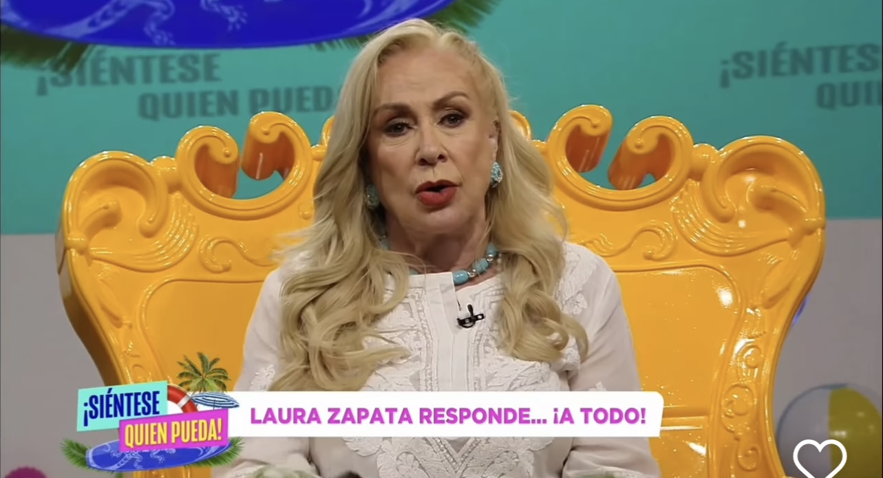 LAURA ZAPATA se confiesa en el programa ¡Siéntese Quien Pueda!