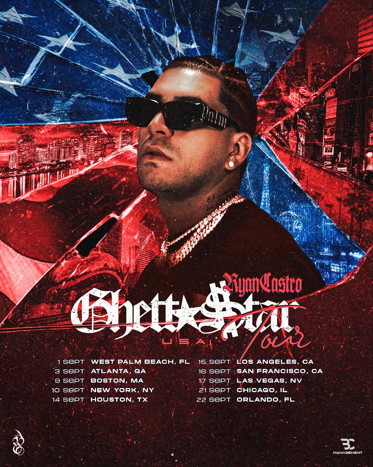 RYAN CASTRO anuncia su show por Estados Unidos “Ghettostar Tour”
