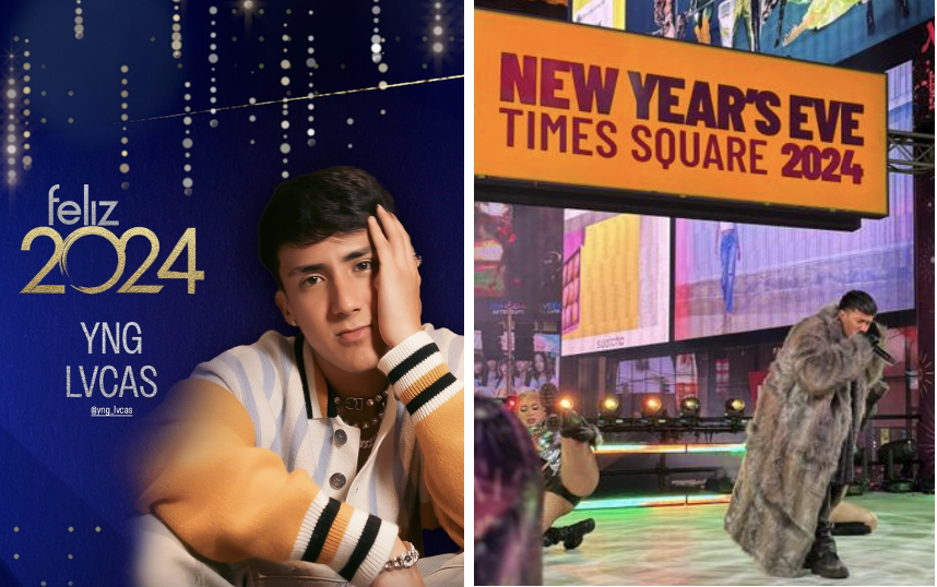 YNG LVCAS cierra el año con su presentación en el icónico New Year’s Eve DROP THE BALL