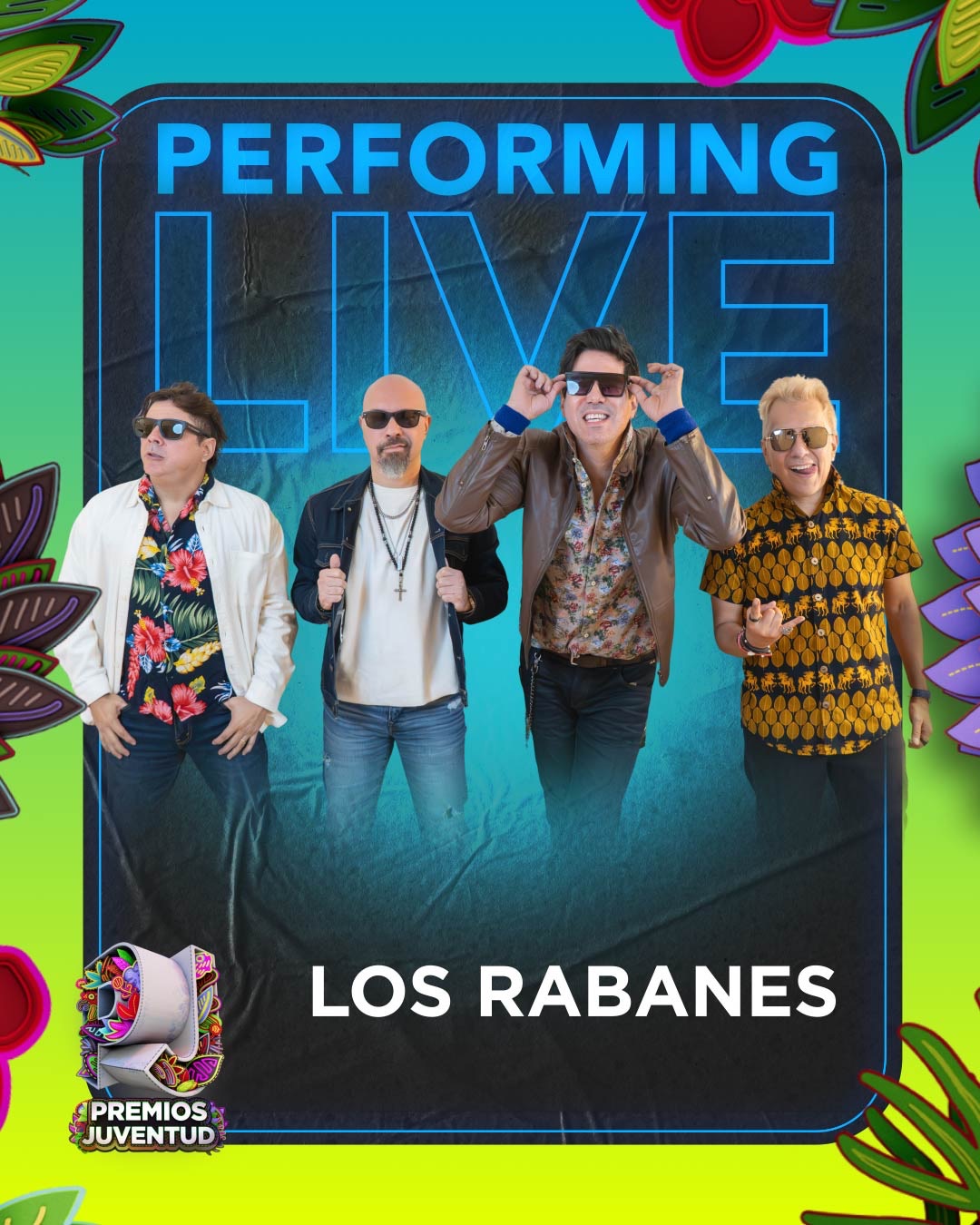 LOS RABANES  tienen una sorpresa histórica abren Premios Juventud
