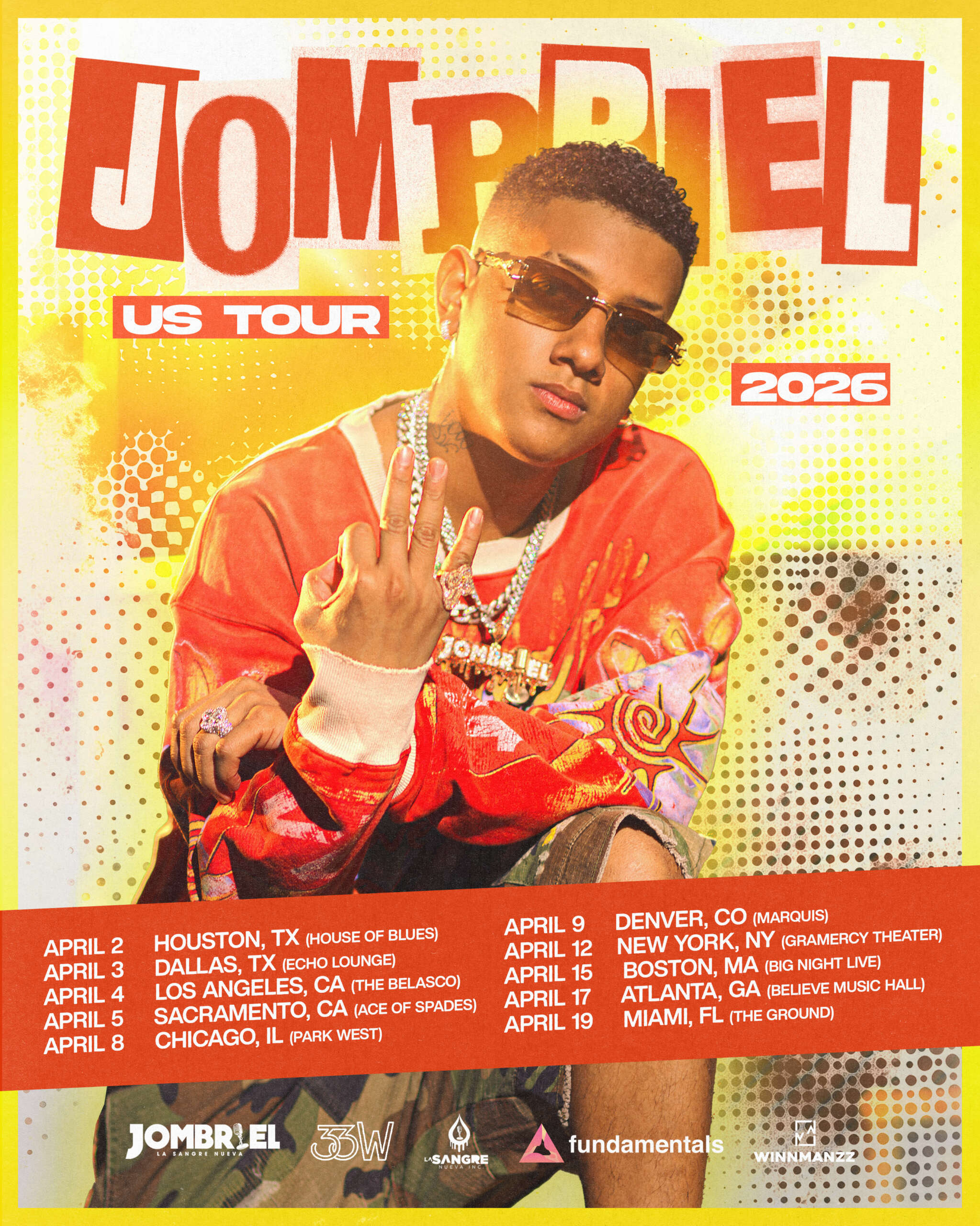 JOMBRIEL anuncia su primera gira por Estados Unidos